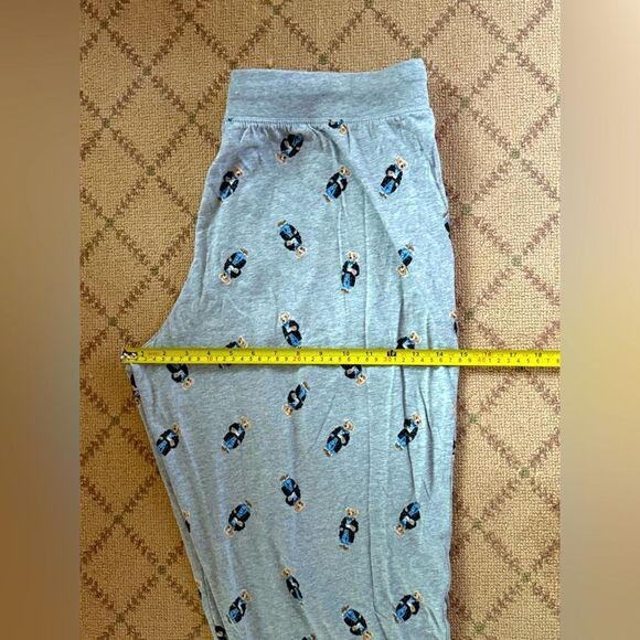 Ralph Lauren Polo Bear Cotton Jersey Pajama Sleep Set L - Picture 11 of 14